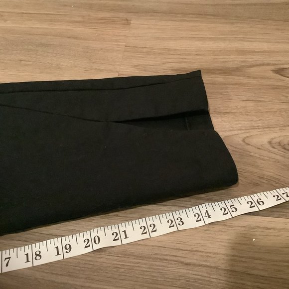 Vince Camuto Black Ponte Split Hem Cropped Pant Size Large - Picture 13 of 14
